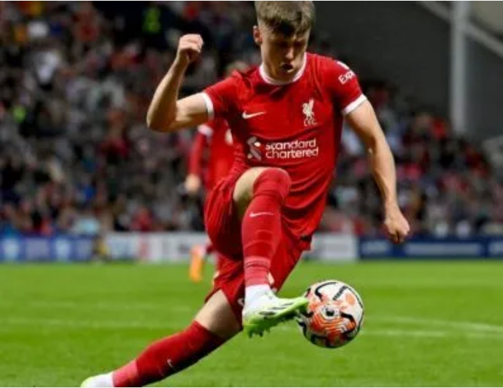 Ben Doak’s unexpectedly positive attitude despite Liverpool’s loss