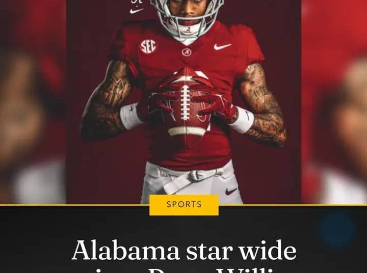 Alabama Crimson Tide’s Rising Star Ryan Williams Signs Landmark NIL Deal with Nike, Becoming Only the Second College Football Player to Ink Contract with the Iconic Brand