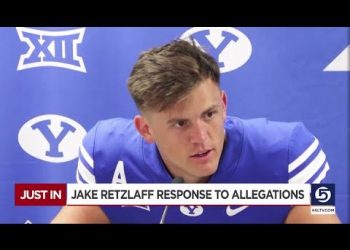 Heartfelt Message: BYU coach Kalani address the status of Jake Retzlaff after being accused of sexual assault in a civil lawsuit that was dismissed