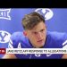 Heartfelt Message: BYU coach Kalani address the status of Jake Retzlaff after being accused of sexual assault in a civil lawsuit that was dismissed