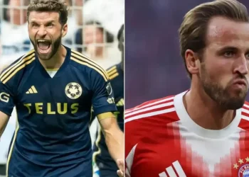 „Mal sehen, wie viele Hattricks wir zusammenbekommen!“ – Harry Kane stellt Thomas Müller eine Herausforderung, nachdem Bayern-Legende sein MLS-Abenteuer bei den Vancouver Whitecaps beginnt