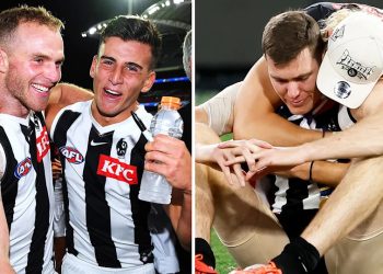 🔥 “Once a Magpie, Always a Magpie” — Nick Daicos and Darcy Moore Lead Emotional Tributes as Collingwood Star Bids Tearful Farewell to the Club After a Decade of Passion, Loyalty, and Unforgettable Moments 🏁🖤