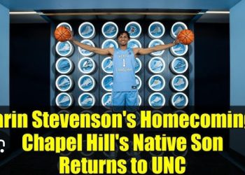 Welcome: Jarin Stevenson returns home to UNC after two years at Alabama, bringing versatile skills and NCAA Tournament experience to the Tar Heels