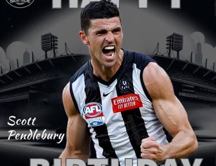 COLLINGWOOD’S OWN SCOTT PENDLEBURY CELEBRATES AN EPIC BIRTHDAY AS THE WORLD UNITES IN PRAISE OF HIS INCREDIBLE FOOTBALL JOURNEY — A DAY OF GLORY FILLED WITH STAR-STUDDED APPEARANCES, FAN TRIBUTES, AND HONORS TO THE GREATEST PLAYER TO EVER GRACE THE FIELD!