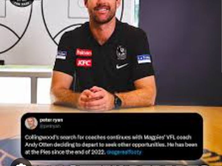 Collingwood VFL coach Andy Otten has departed the club to “explore other opportunities” after a three-year stint with the Magpies