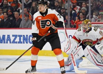 “Balancing Promise and Pressure: With Contract Talks and Team Direction in Flux, the Philadelphia Flyers Face Growing Decisions About the Future of Forward Owen Tippett, One of Their Most Intriguing Young Talents.”