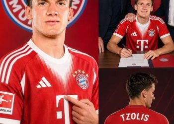 Eilmeldung: Bayern München verpflichtet Christos Tzolis für sensationelle 60 Millionen Pfund mit einem Fünfjahresvertrag…