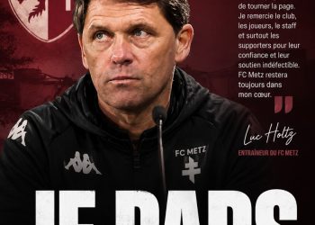 MAUVAISE NOUVELLE : Luc Holtz, l’entraîneur principal du FC Metz, vient d’annoncer qu’il quitte l’équipe en raison de…