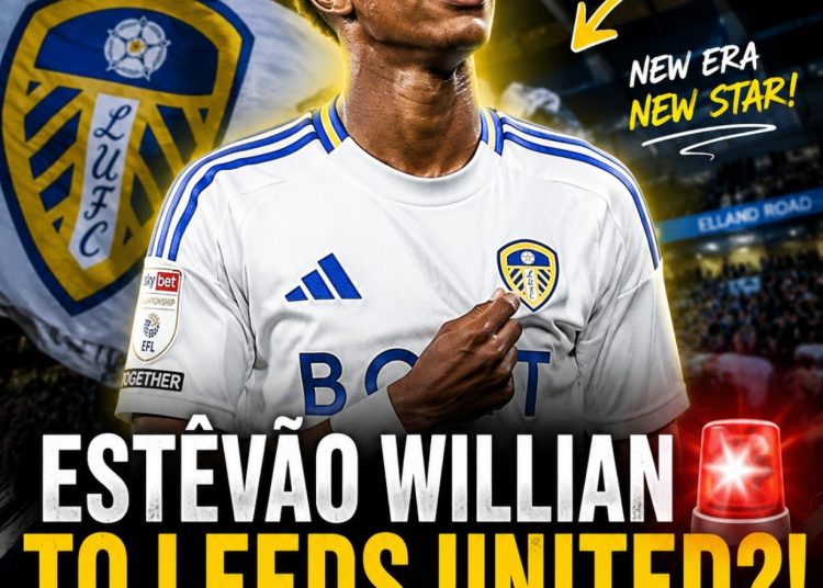 🚨🔥 BREAKING: LEEDS UNITED LAUNCH SHOCK MOVE FOR ESTÊVÃO WILLIAN! ⚪🟡     Leeds Reportedly Make Sensational Approach for Brazilian Wonderkid Estêvão Willian in a Blockbuster Transfer That Could STUN the Premier League