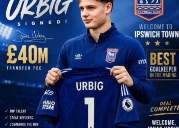 IPSWICH TOWN LAND STUNNING £40M GOALKEEPER COUP AS JONAS URBIG ARRIVAL IGNITES PREMIER LEAGUE AMBITIONS!