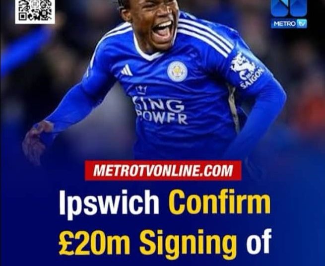 Ipswich Town officially signed winger Abdul Fatawu from Leicester City on a five-year contract lasting until the summer of 2031