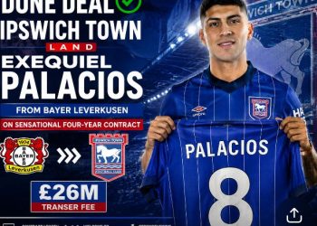 DONE DEAL: Ipswich Town Land Bayer Leverkusen Star Exequiel Palacios on Sensational Four-Year Contract
