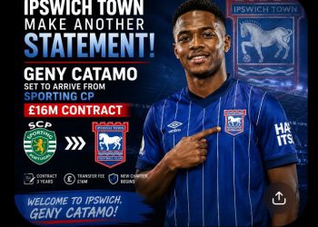 IPSWICH TOWN MAKE ANOTHER STATEMENT: Geny Catamo Set to Arrive From Sporting CP on £16M Contract