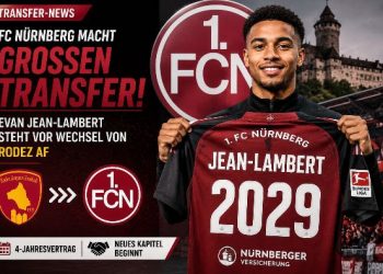 FC NÜRNBERG MACHT GROSSEN TRANSFER: Evan Jean-Lambert steht vor einem Wechsel von Rodez AF mit einem Vierjahresvertrag