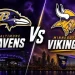 Ravens vs Vikings preseason match update….