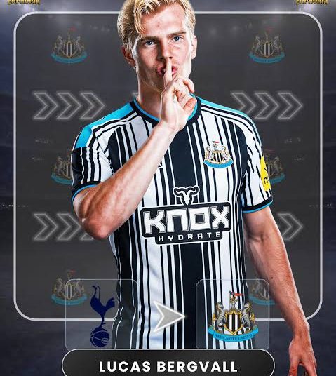 BREAKING NEWS: Newcastle United are reportedly exploring a move for Tottenham Hotspur midfielder Lucas Bergvall as the club considers potential options as Bruno Guimarães leave St James’ Park, according to the transfer scenario outlined by Fabrizio Romano
