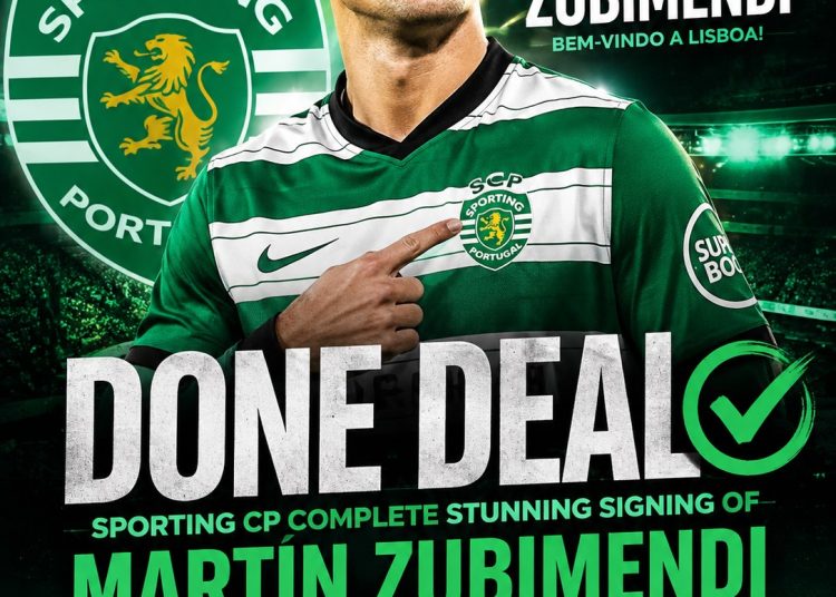 DONE DEAL: SPORTING CP COMPLETE STUNNING SIGNING OF MARTÍN ZUBIMENDI ON LONG-TERM CONTRACT!