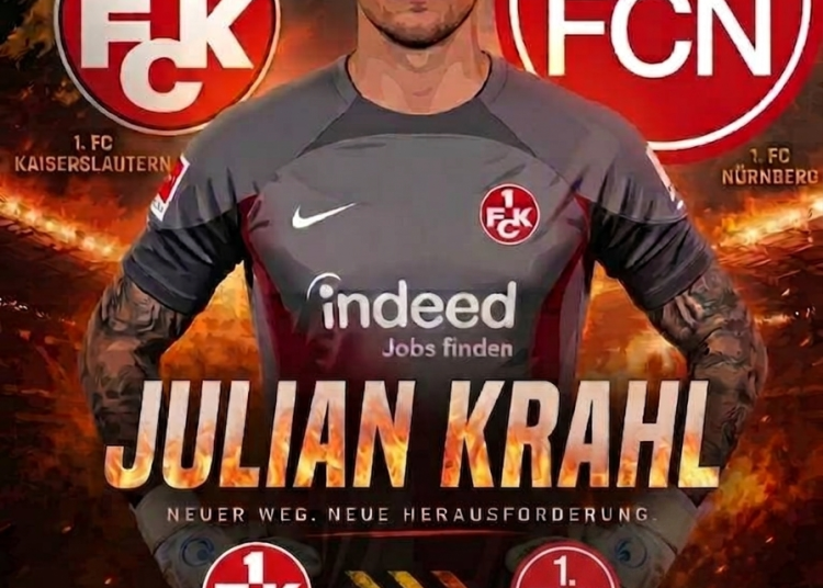 Fix: Der 1. FC Nürnberg hat die Verpflichtung von Julian Krahl, Torwart des 1. FC Kaiserslautern, für 1,2 Millionen Euro plus Bonuszahlungen abgeschlossen…